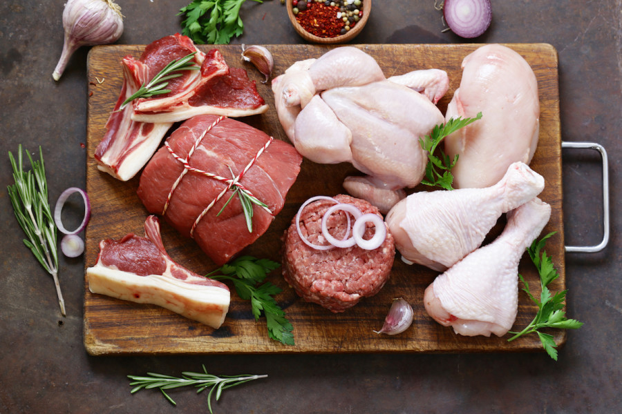 All kinds of popular meat products in Canada